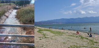 Алармантно намален водостојот на Дојранското езеро – од денес низ каналот повторно почна да тече вода од ХС „Ѓавато“ !