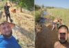 Самир и Бранко од Дојран доброволно три недели сами го чистат отворениот канал на ХС Ѓавато до Дојранското езеро (фото)