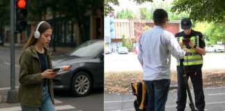 Од денес казна од 40 евра ако поминувате пешачки и користете мобилен а 50 евра ако возите тротинет, велосипед со мобилен