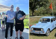 Шуклев и Николов и нивното Рено 4 освоија две награди на фестивалот во Тоскана Италија – прогласени за најдобар екипаж со најсмело возило