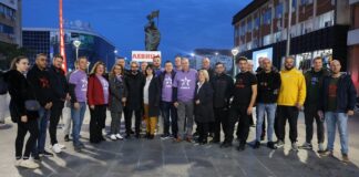 Пијанманова заедно со Апасиев ја презентираа програмата на Левица меѓу струмичани