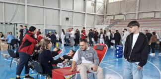 Ред се чекаше за дарување крв во Струмица – на акцијата „По патот на Гиго“ собрани рекордни 165 крвни единици ! (ФОТО)