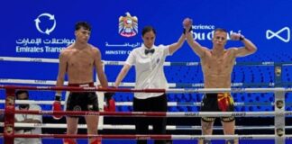 Пепи Велков со победа го започна Светското во кик бокс во Абу Даби – преставникот на ОАЕ го доби со 3-0 (ФОТО)