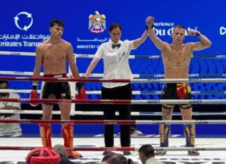 Пепи Велков со победа го започна Светското во кик бокс во Абу Даби – преставникот на ОАЕ го доби со 3-0 (ФОТО)