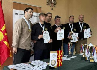 Струмичани меѓу најдобрите на турнирот во стрелање „Гран При Струмица 2025“ на стрелиштето Мегдан (ФОТО)