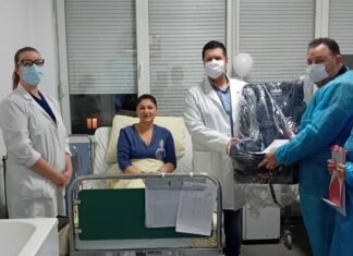 Општина Босилово и РСБСП донираа детско седиште за во автомобил на првото родено дете во Струмица (ФОТО)