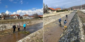 Жители на Сушево самоиницијативно го чистеа од треви и наноси „Сушевски порој“ – Сакаме да ни изгледа убаво, кажаа тие ! (ФОТО)