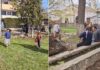 Жители на струмичко Дабиље сами реализираа еко акција и го чистеа и уредуваа центарот на селото (ВИДЕО)