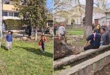 Жители на струмичко Дабиље сами реализираа еко акција и го чистеа и уредуваа центарот на селото