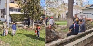 Жители на струмичко Дабиље сами реализираа еко акција и го чистеа и уредуваа центарот на селото (ВИДЕО)