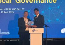 Општина Струмица доби признание од ЕУ за проектот „Вело Струмица“, наградата ја прими градоначалникот Петар Јанков (ВИДЕО)