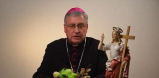 Велигденска порака на бискупот Киро Стојанов – Исус Христос ни овозможи да бидеме сведоци на надежта и спасението и носители на светлината и правдата