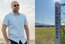 Дојде дури од Швајцарија за да го бодри ФК Огражден, Бојан Боев со пријатели преку Sport4Kids.ch го помага спортот во Ново Село