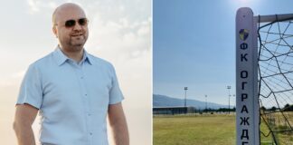 Дојде дури од Швајцарија за да го бодри ФК Огражден, Бојан Боев со пријатели преку Sport4Kids.ch го помага спортот во Ново Село