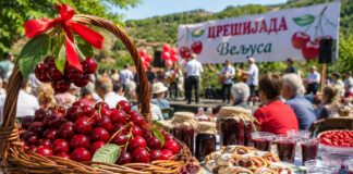 Утре Црешијада во струмичко Вељуса – ќе има музика, забава но и многу специјалитети со цреши !