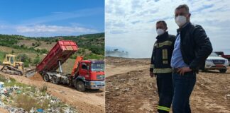 Состојбата со чадот од градската депонија во Радовиш се стабилизира, но мерките за заштита на здравјето остануваат, вели Почивалец
