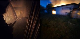 Изгаснат е пожар во објект на поранешна текстилна фабрика во Радовиш – причинета е голема штета