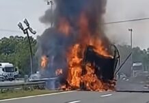 Видео: Струмичанец кој возел за кумановска фирма загина во страшната несреќа во Хрватска во камионот кој се запалил