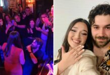 Гитаристот на „Yu For You“ Зоран на песната ,,Дали знаш да те волим“ клекна и со slide за гитара ја побара Ели за сопруга (ФОТО)