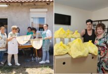 80 жени од Македонија сукаа јуфки во дојранско Фурка и откако се исушија ги донираа за социјално загрозени семејства (ФОТО)