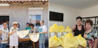 80 жени од Македонија сукаа јуфки во дојранско Фурка и откако се исушија ги донираа за социјално загрозени семејства (ФОТО)