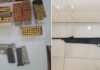 Приведен струмичанец – во неговиот дом откриено е оружје и муниција без документи кои му припаѓале на синот