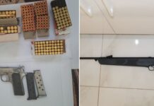 Приведен струмичанец – во неговиот дом откриено е оружје и муниција без документи кои му припаѓале на синот