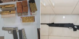 Приведен струмичанец – во неговиот дом откриено е оружје и муниција без документи кои му припаѓале на синот