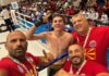 Глигор Николов од Василево стана СВЕТСКИ ШАМПИОН во кик бокс – златен во својата категорија на првенството во Италија !