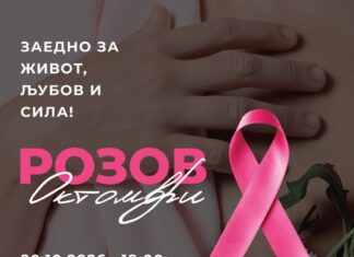 на 20 октомври во хотел „Цар Самуил“ трибина за подигнување на свесноста за ракот на дојка !