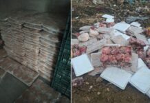 Уништени 470 килограми ќебапи, плескавици и друг вид месо од нерегистрирана комора на месарница во Општина Василево